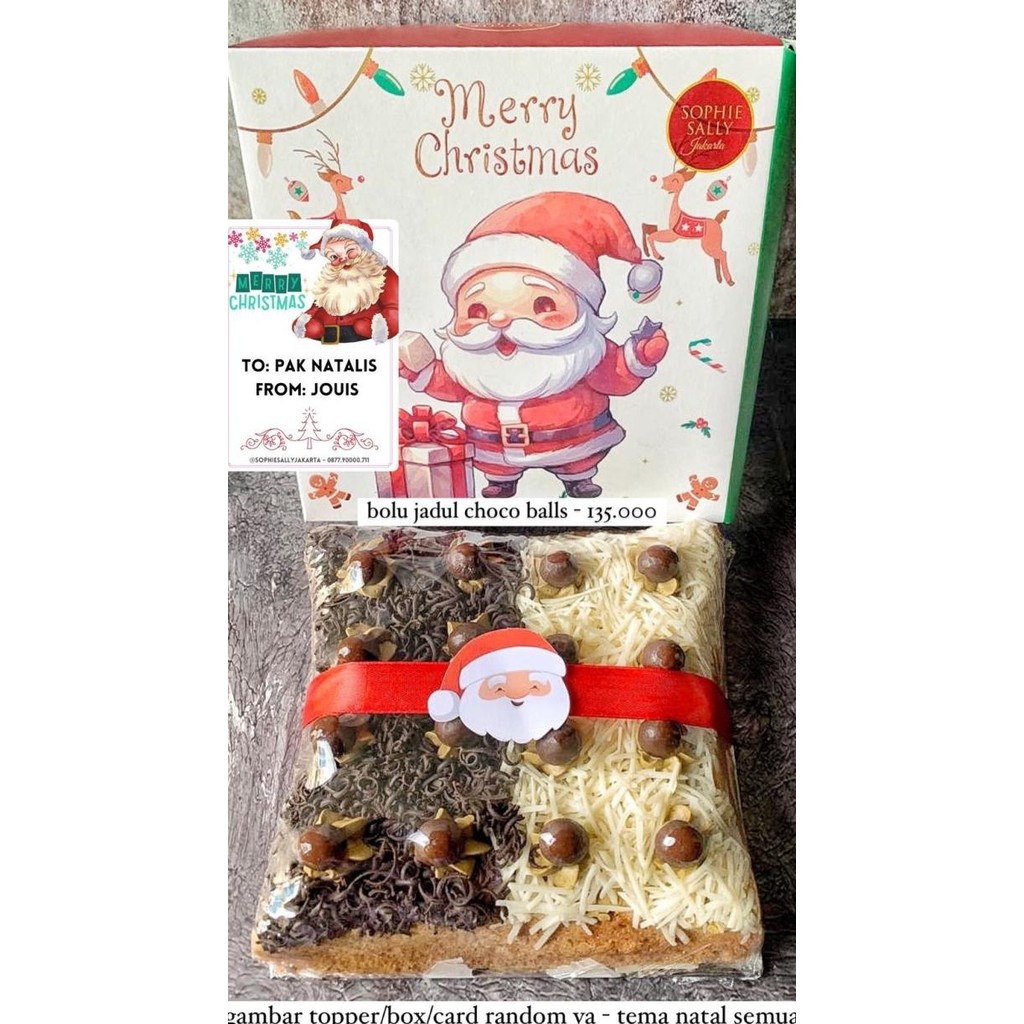 

Murah Bolu Jadul Chocoball Hampers Natal / Christmas Edition, Ready Note Tgl