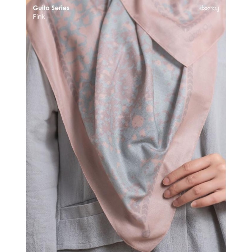 Terjangkau Skyshop Hijab Guita Series By Deenay Size 115 X115Cm Bahan Voal Finish