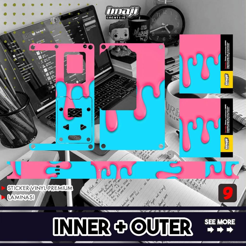 

Premium Cut - Stiker B80 Imaji Creative 9 Garskin Stiker / Case Custom Terlaris 2PCS/ Fullbody