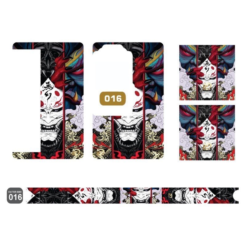 

Premium Cut - Resikoid Fs Stiker Label B80 Cutting Logo Emblem 16 Garskin Stiker / Case Custom Terlaris 2PCS/ Fullbody