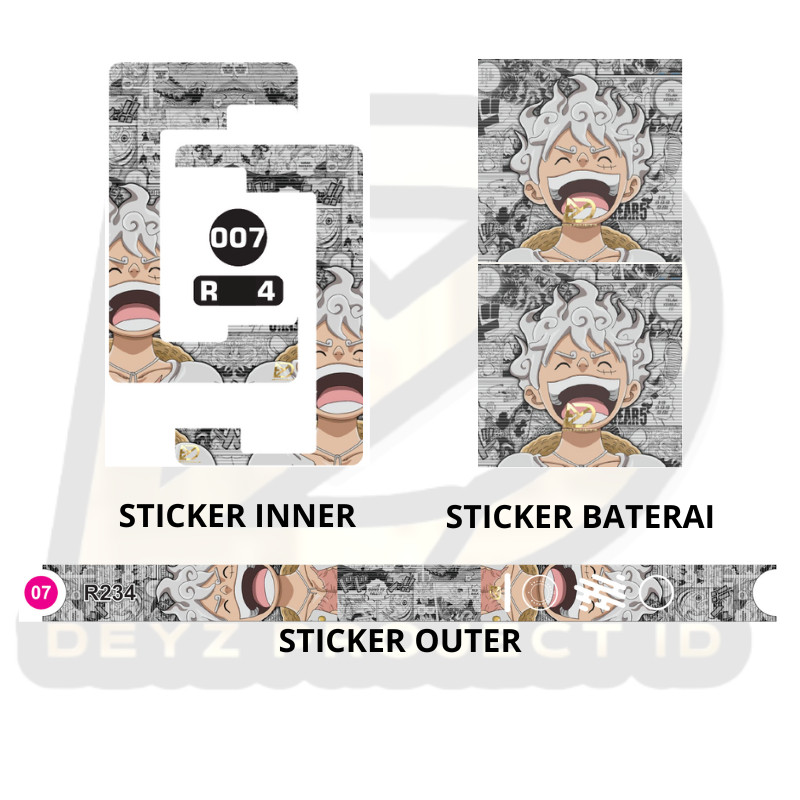 

Premium Cut - Stiker Lengkap Banyak Untuk Varian R3433 7 Garskin Stiker / Case Custom Terlaris 2PCS/ Fullbody