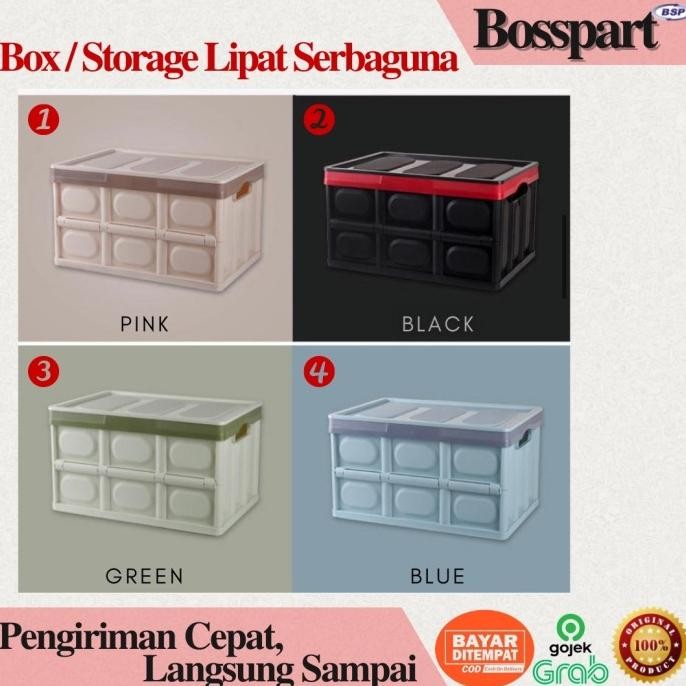 Kotak Penyimpanan Lipat / Box Lipat / Folding Storage Portable Box Serbuofficialstore