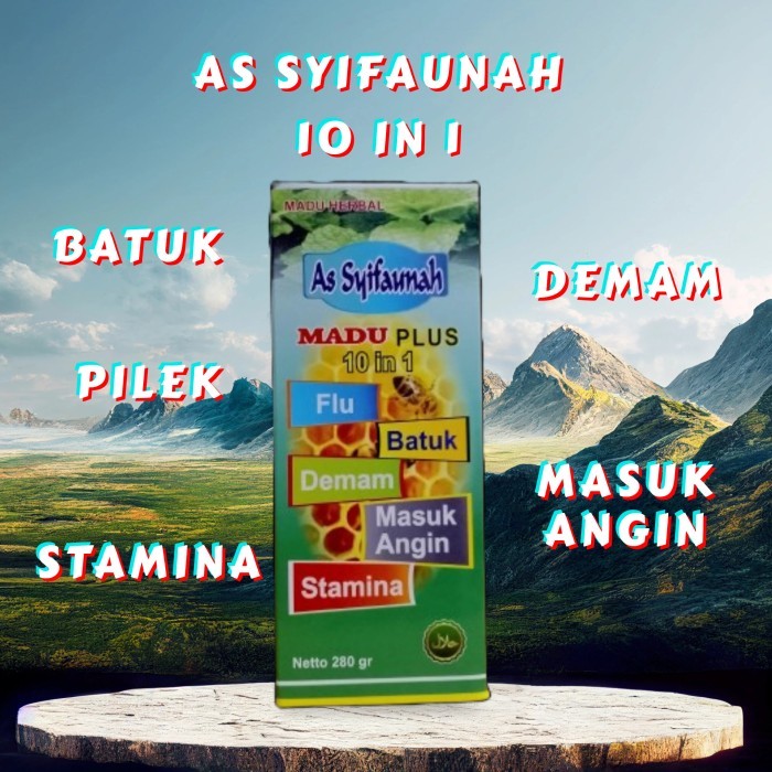 

ORIGINAL Madu Batuk As Syifaunah Madu Asyifaunah 280 gr Demam Flu Masuk Angin Menjaga Stamina