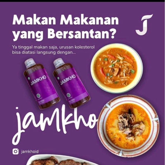 

ORIGINAL Jamkho 100 ml Jamu Kolesterol PREMIUM