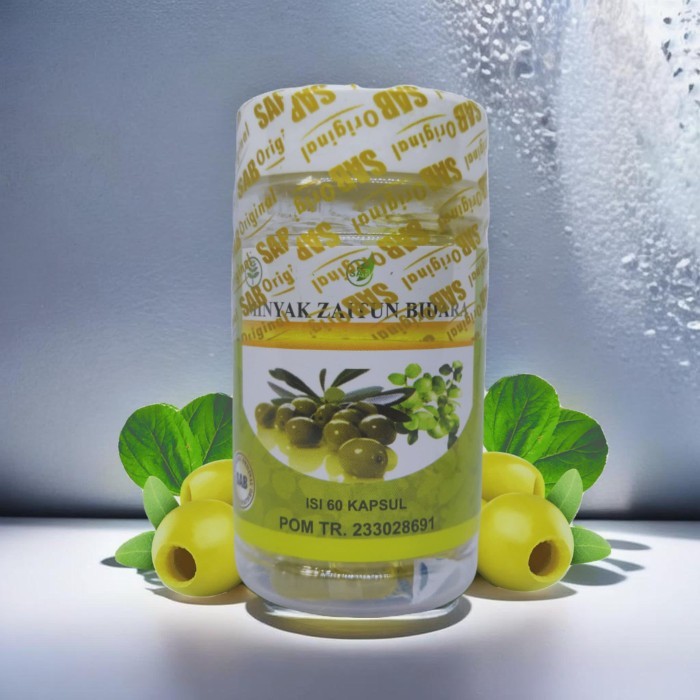 

ORIGINAL Kapsul Minyak Zaitun Bidara Plus Propolis Trigona SAB Isi 60 PREMIUM