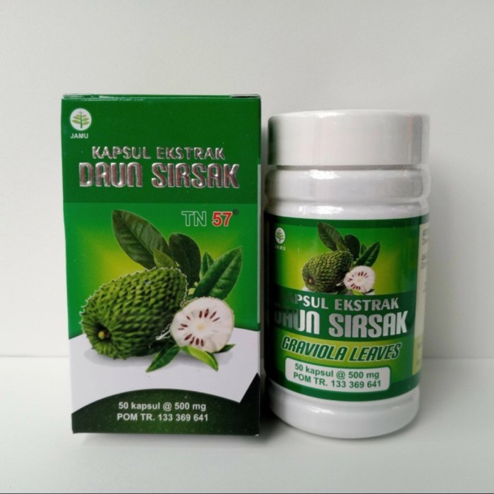 

ORIGINAL Kapsul Ekstrak Daun Sirsak TN PREMIUM