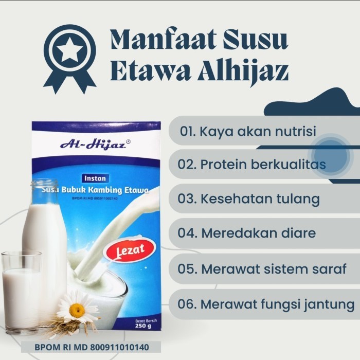 

ORIGINAL Susu Kambing Etawa Al Hijaz PREMIUM
