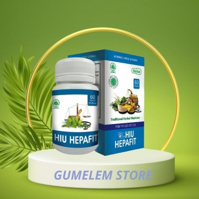 

ORIGINAL HIU Hepafit 60 Kapsul Herbal Hepatitis Liver PREMIUM