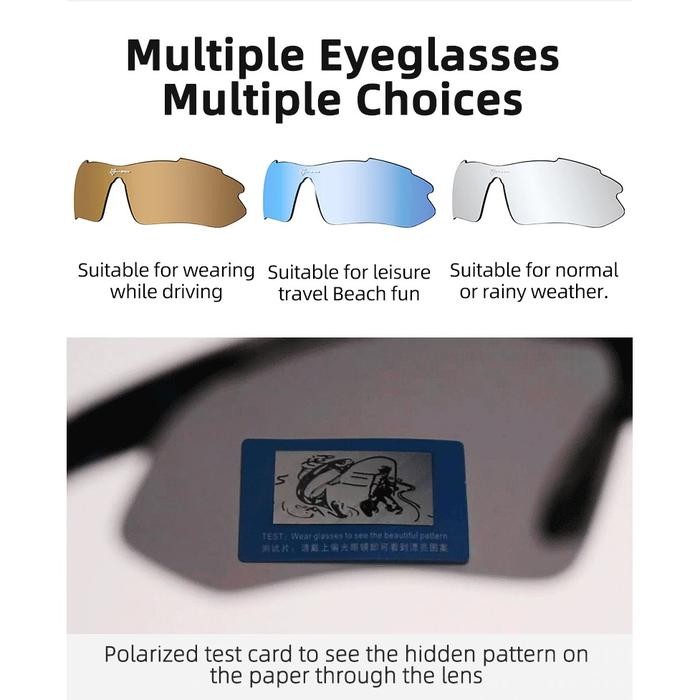 PROMO  SALE TERLARIS ORIGINAL ROCKBROS PREMIUM TERPOLARISASI UNTUK PRIA BERSEPEDA KACAMATA SEPEDA