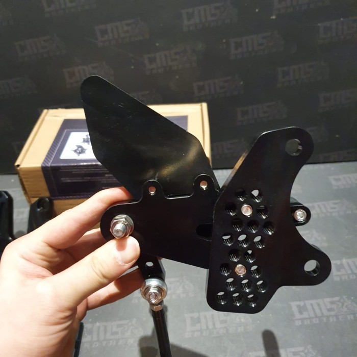 Footstep Underbone Racing Katsumoto Alumunium Plate Zx25R Zx25 Zx 25R