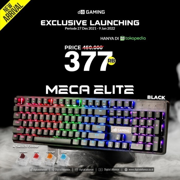 Keyboard Digital Alliance Meca Elite Full Size Keyboard Da Meca Elite