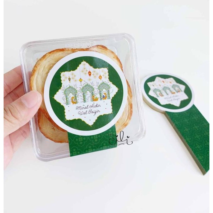 

Ready stock] (SIF092) STIKER toples eid lebaran idulfitri TIGAGERBANG (uk 7x14cm)