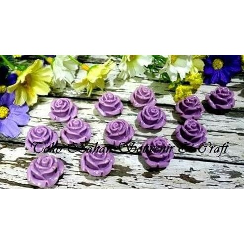 

Kualitas terbaik] bead clay rose 20 mm ungu