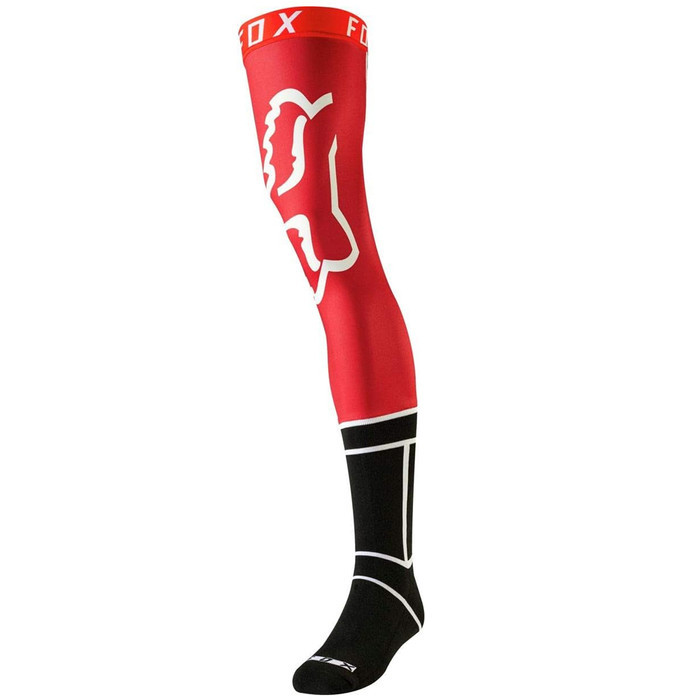 KUYY FOX KNEE BRACE SOCK FLAME RED KAOS KAKI TRAIL ENDURO OFFROAD ORIGINAL FOX RACING PACKING AMAN