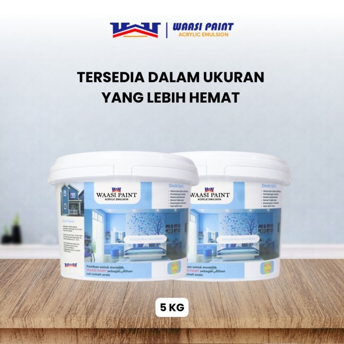 Cat Tembok Anti Jamur dan Lembab Interior Exterior Ember Kecil 5Kg Terbaru