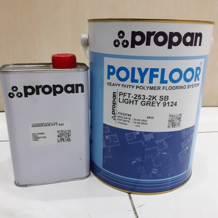PROPAN POLYFLOOR EPOXY PFT253 Epoxy Lantai Premium - 5 KG Terlaris