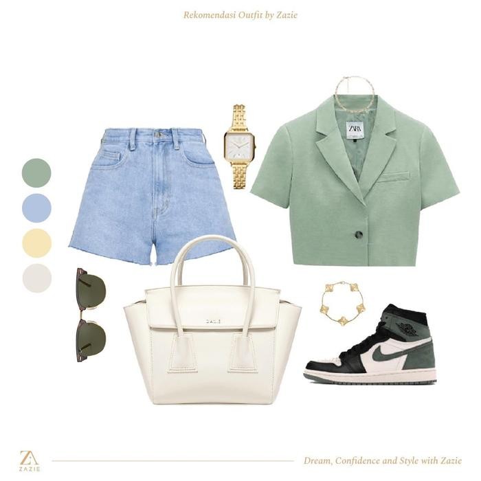 Zazie (3306)Leoni Bags - Tas Selempang Wanita, Fashion, Pu Leather