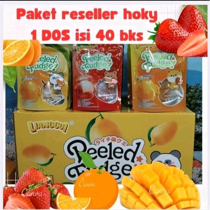 

Ready Stock [Paket Reseller] 1 Dus 40 Pcs Liangguai Permen Jelly Lunak Rasa Buah Viral (Halal Bpom)