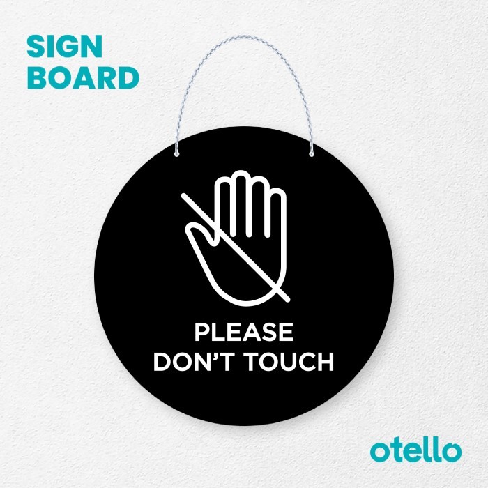 

Signage Please Dont Touch Signage Board Acrylic Papan Gantung