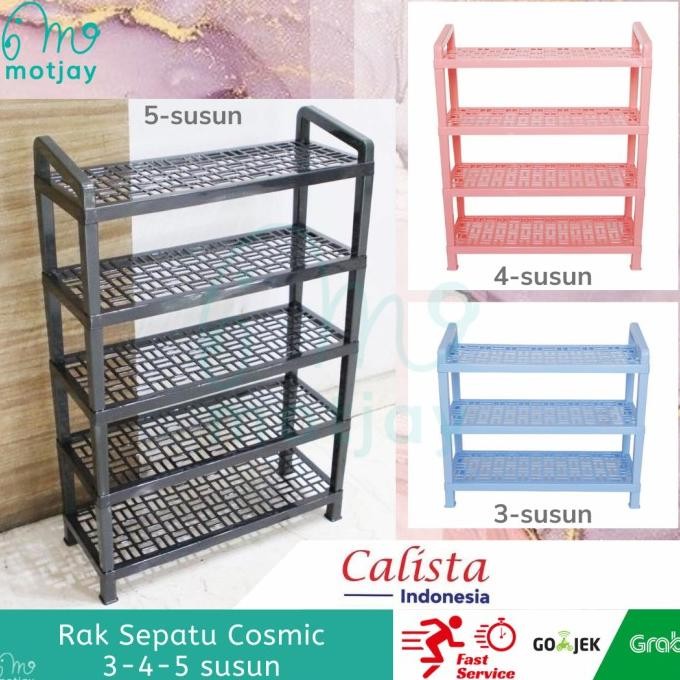 Sale Rak Sepatu Plastik Calista Rak Sandal Tebal Praktis