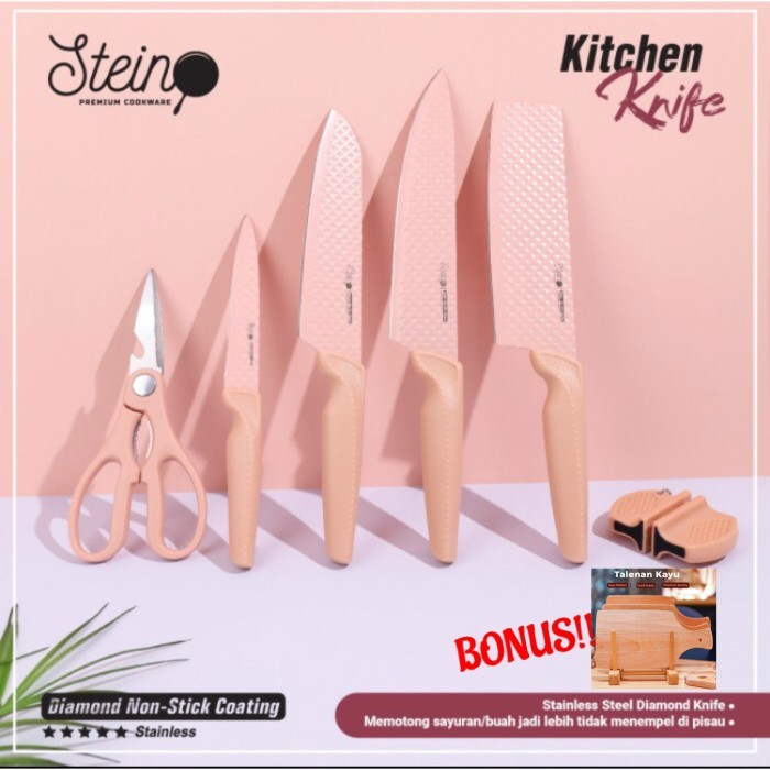 TKS - STEIN COOKWARE STAINLESS KNIFE SET / STEIN PISAU SET