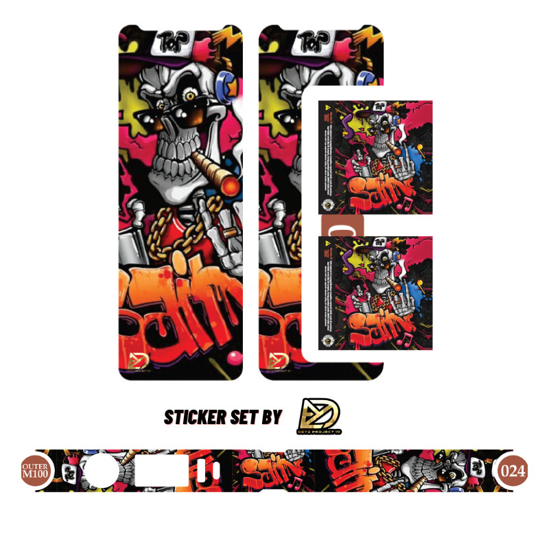 

Premium Cut - Resikoid Fs Stiker Label M100 Cutting Logo Emblem Centaurus 24 Garskin Stiker / Case Custom Terlaris 2PCS/ Fullbody