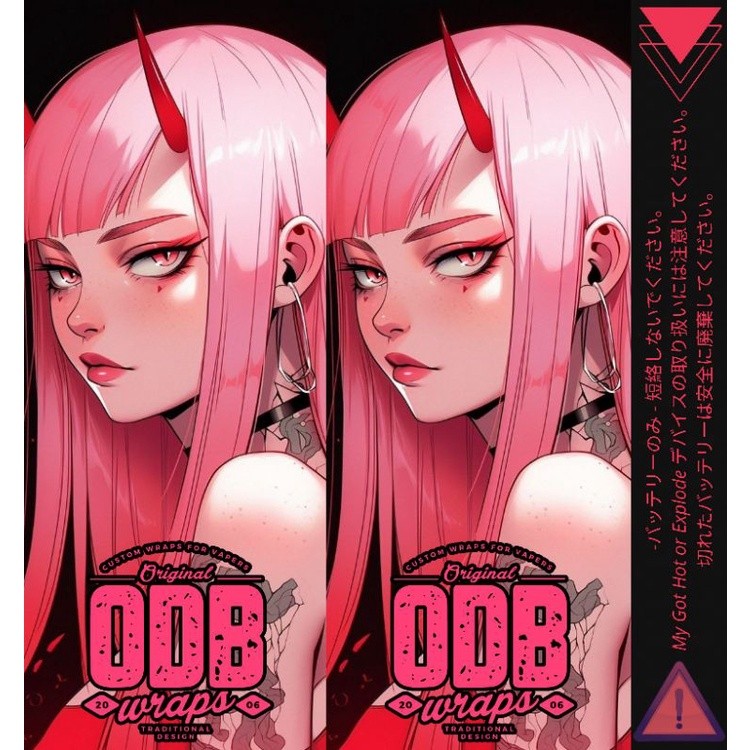 

Premium Cut - Stiker Wrap Baterai 18650 Odb X Waifu Volume 5 Colour Garskin Stiker / Case Custom Terlaris 2PCS/ Fullbody