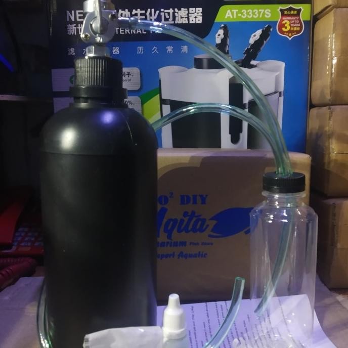 Tabung Co2 DIY Aquascape Fullset mini diffuser Kualitas Terbaik