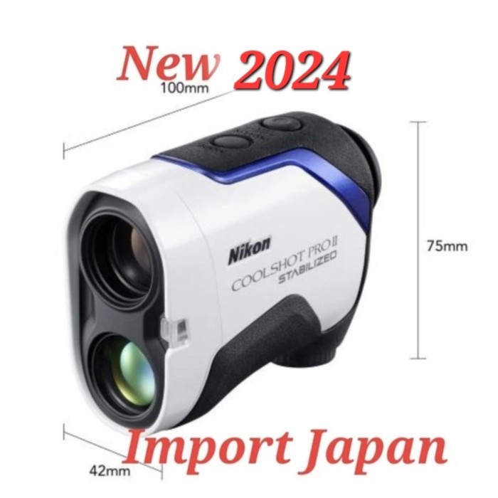 NIKON Golf Rangefinder Range COOLSHOT PRO II STABILIZED 1200 Yd OLED