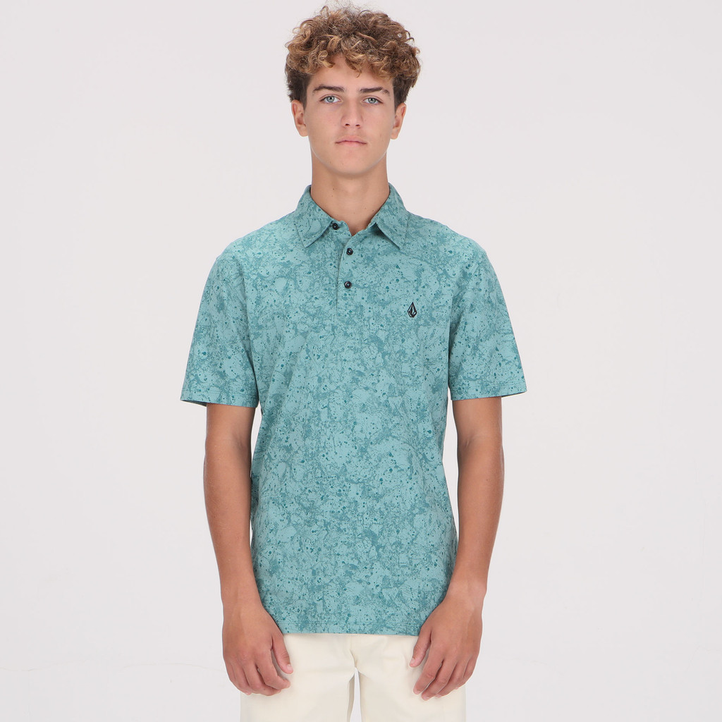VOLCOM - MPL SPRITZEN SHORT SLEEVE POLO PETROL