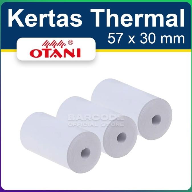 

Dus Kertas Struk Thermal Otani 57x31 57x30 Termal Coreless Tanpa Core L82BJ
