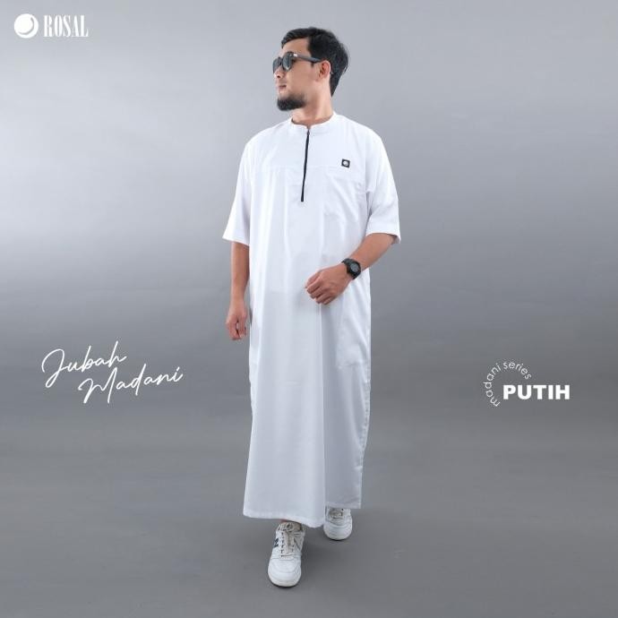 jubah madani/jubah sholat/gamis pria/baju gamis Terlaris