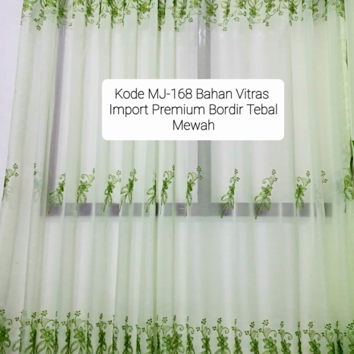 Vitrase Gorden Bordir//Vitr Import//Vitr Mewah