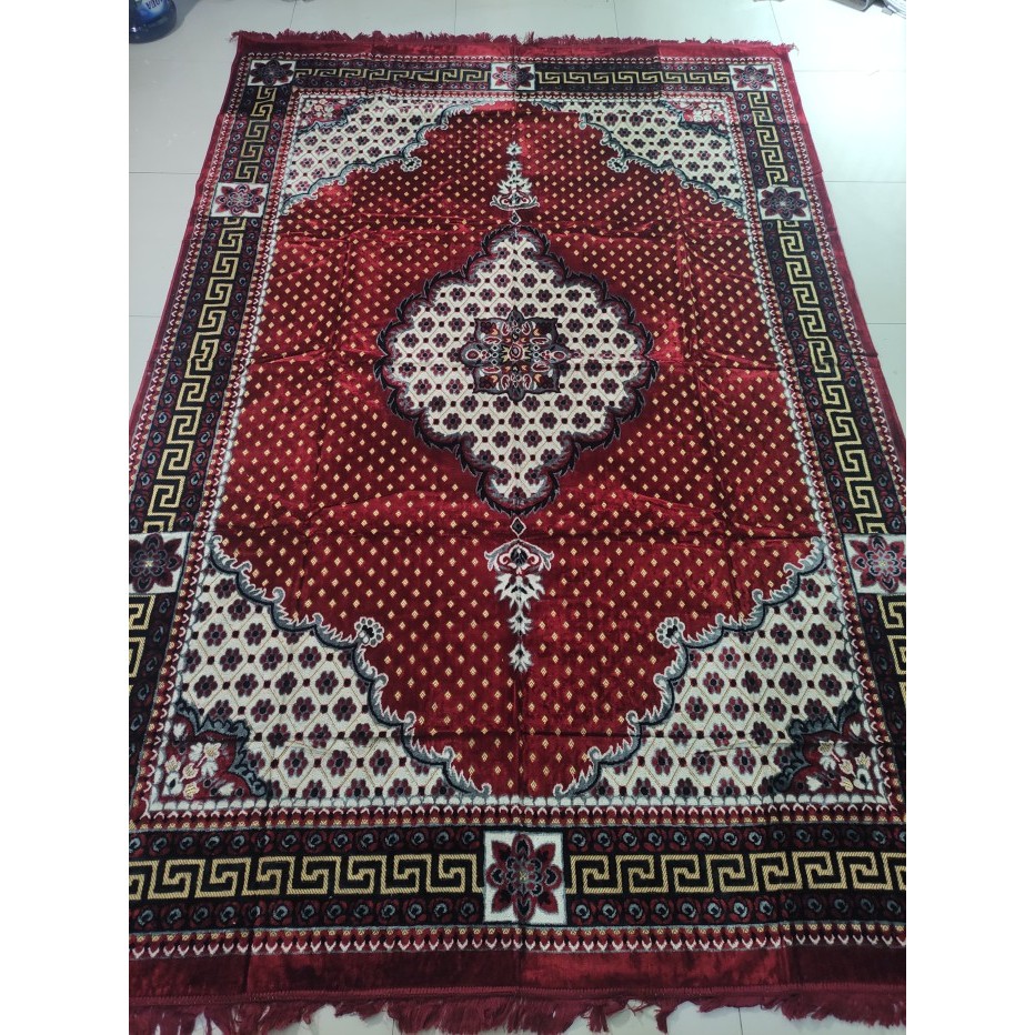 Karpet Permadani Hambal Alas Lantai Lipat Beludru Turkey Turki Jumbo