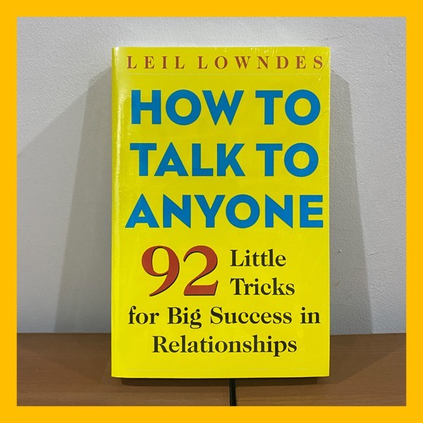 

Buku Import How to Talk to Anyone by Leil Lowndes (Original Paperback)