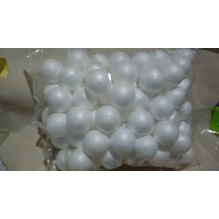 

paket gabus 5 cm isi 100 pieces sterofoam bulat murah stirofoam gojek