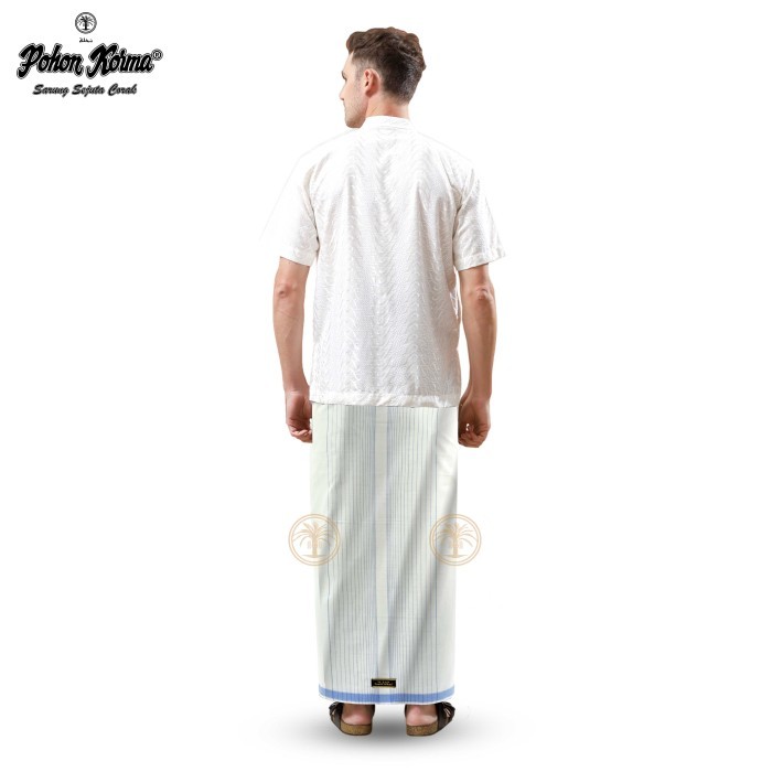 Sarung Pohon Korma Classic Putih Asli 100%