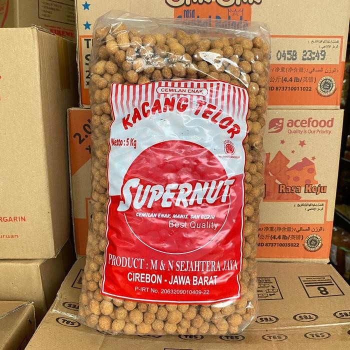 

1 KARTON Kacang Telor SUPERNUT isi 5Kg