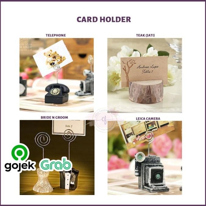 

}}}}}}] Card Holder Dekorasi Meja Pesta Tiang Nomor Meja Penjepit Kartu