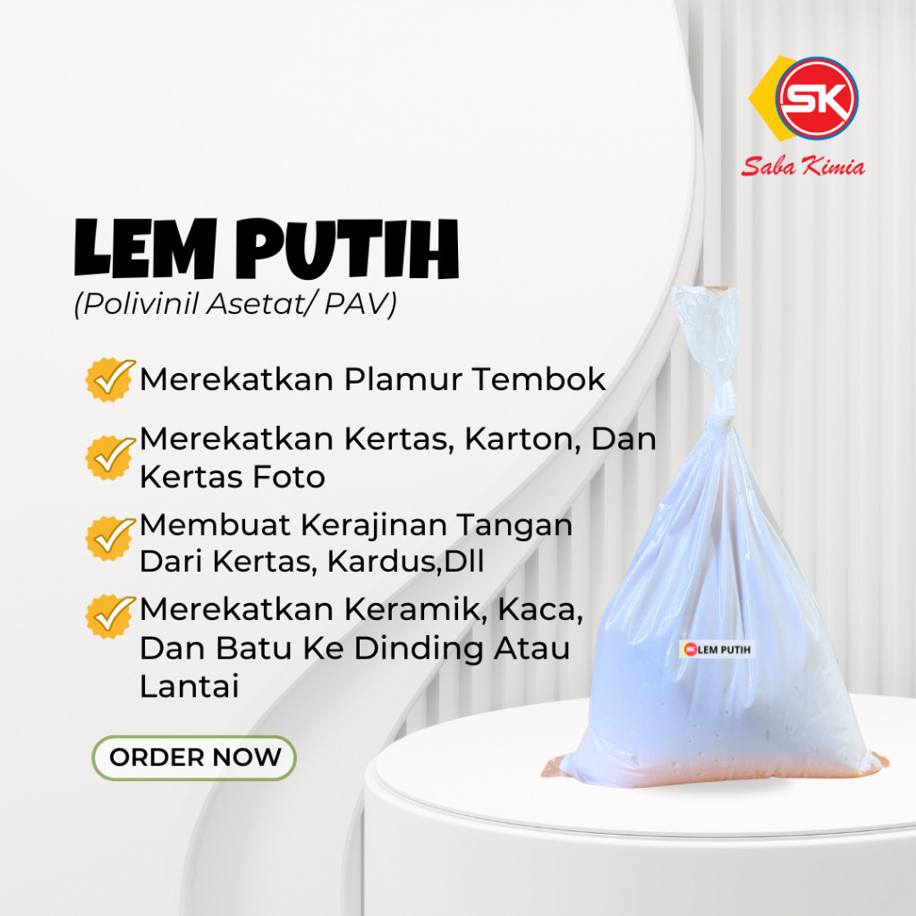 Lem Putih / Lem Putih Plamir 1Kg
