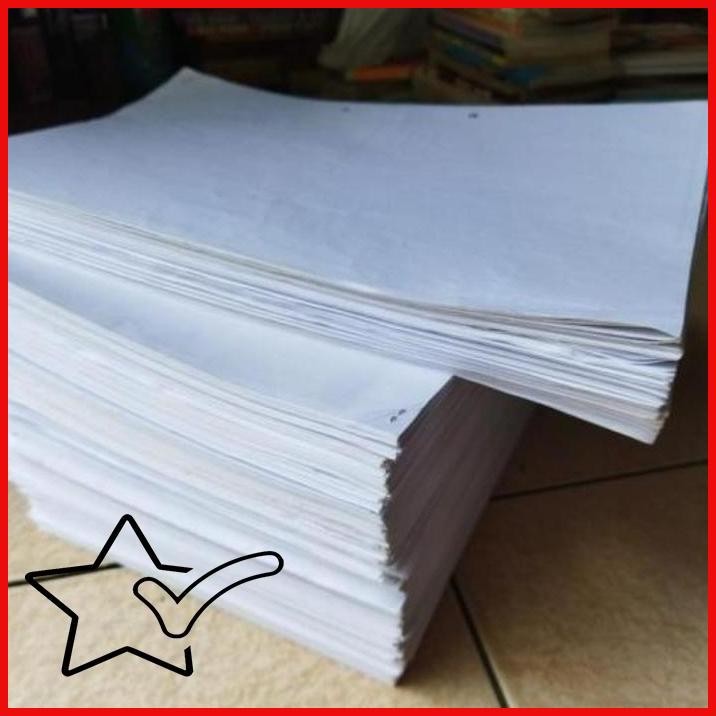 

[KBB] Kertas Bekas HVS Ukuran A4 / Kuarto / F4. Masih Ada Staples