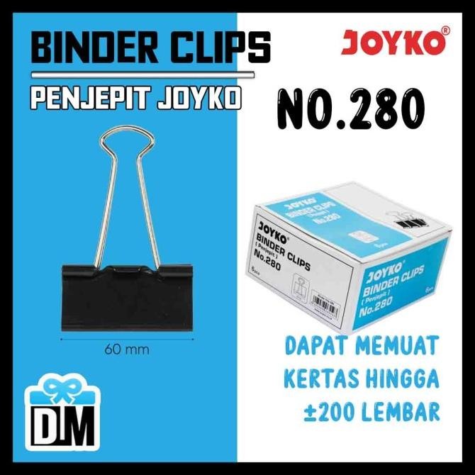 

>>>>>] Binder Clip Klip Penjepit No 280 60mm Penjepit jepitan Gantungan K
