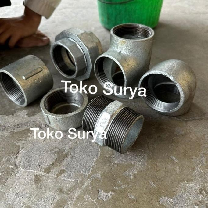*****] SAMBUNGAN BESI 1 INCH KENI 1" TEE 1" SOK 1" WATERMOR 1" DOUBLE NEPEL BESI 1" SOK BESI 1 KENI 