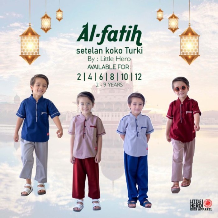 BAJU KOKO ANAK AL FATIH LITTLE HERO
