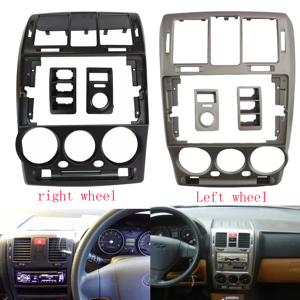 HPS Car Accessories 2 Din 9 Inch Radio GPS MP5 Fascia Panel Frame Dashboard Mount Kit for Hyundai Ge