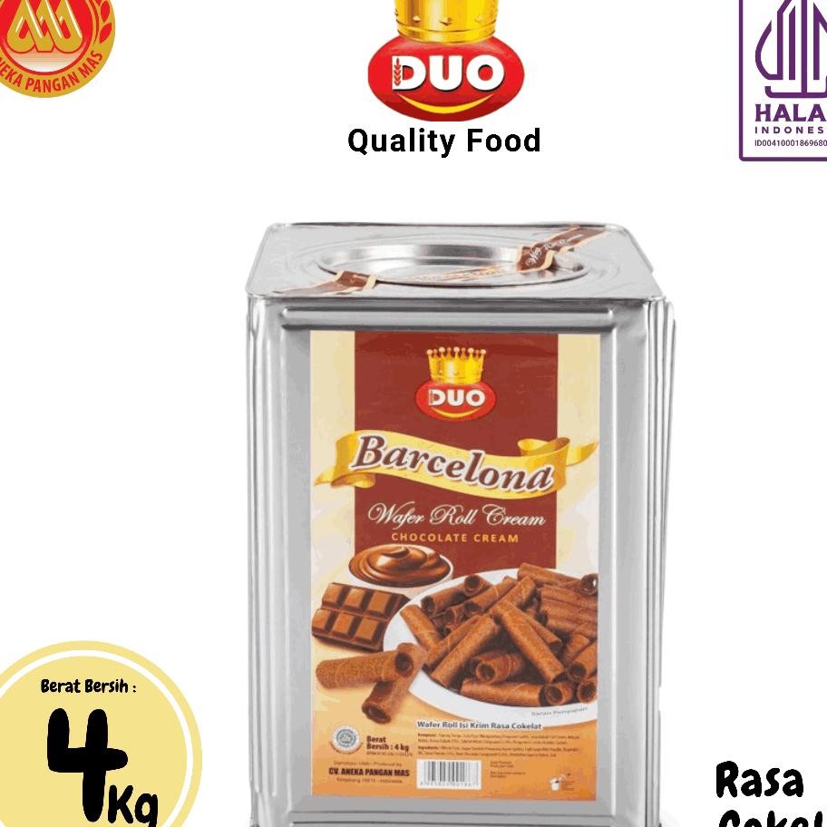 

Duo Barcelona Wafer Roll Ni Ii Rim Raa Coelatvanillapandantrawberryblueberryejuuu 1 Aleng 4 G Wafer Ni Ator Ni Celan Ana