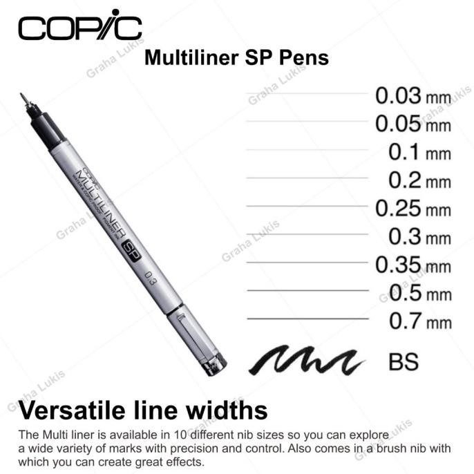 

Free Ongkir Copic Multiliner Sp Pen Brush Dan Nib / Satuan