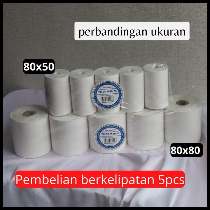 

Terlaris Kertas Thermal / Kertas Struk Kasir 80 X 80 Murah Good Quality