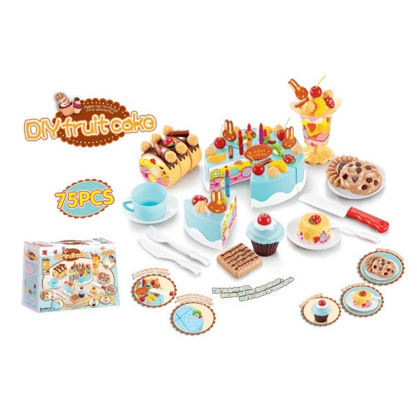 PROMO! Mainan Anak Kue Ulang Tahun Masak Masak Cowok Cewek