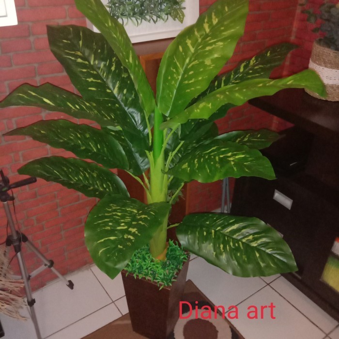 TERLARIS tanaman latex sri rejeki jumbo/tanaman hias plastik/bunga artificial